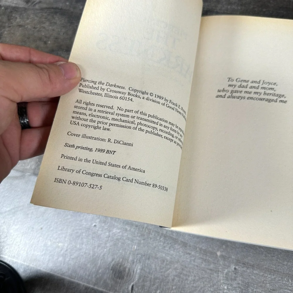 This Present Darkness & Piercing the Darkness Peretti 1991 Crossway Slipcase